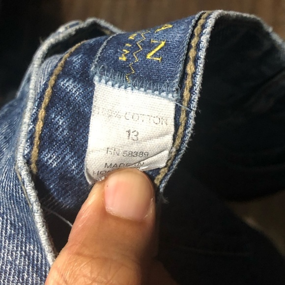 Vintage Lawman Jeans Women's 13 Button Fly Straight Leg Mom Style 90s High Rise - Picture 4 of 7